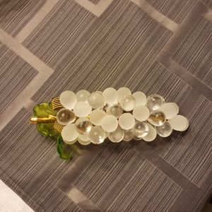 Morano hand-forged glass grapes